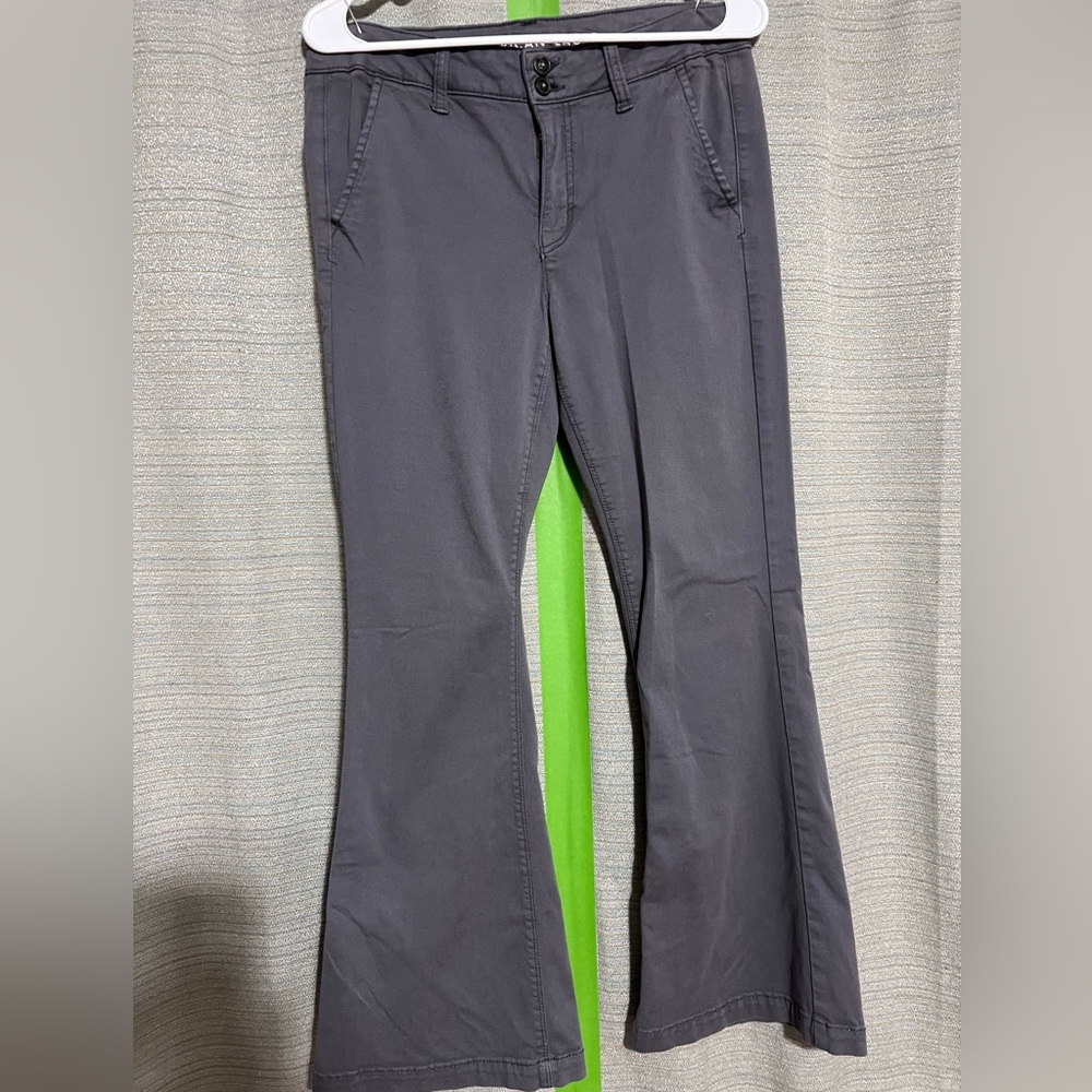 American eagle gray flare pants